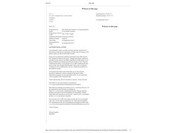 恭喜蘇同學(xué)獲得倫敦大學(xué)學(xué)院商務(wù)分析專(zhuān)業(yè)碩士通知書(shū)