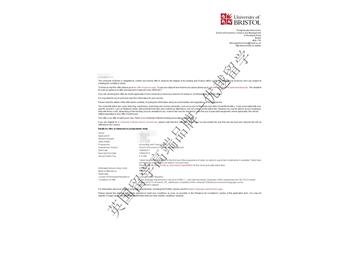 恭喜林同學獲得布里斯托大學會計與金融專業(yè)碩士通知書