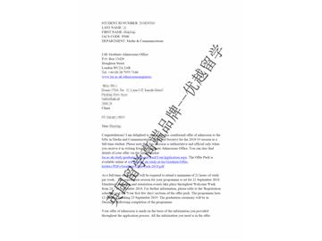 2018offer：恭喜張同學(xué)獲得倫敦政治經(jīng)濟(jì)學(xué)院媒體與通信專業(yè)碩士通知書