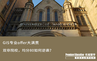 【雙非逆襲】雙非院校，均分80申請GIS專業(yè)offer大滿貫